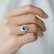 Prsten s tanzanitem a diamanty Princess3