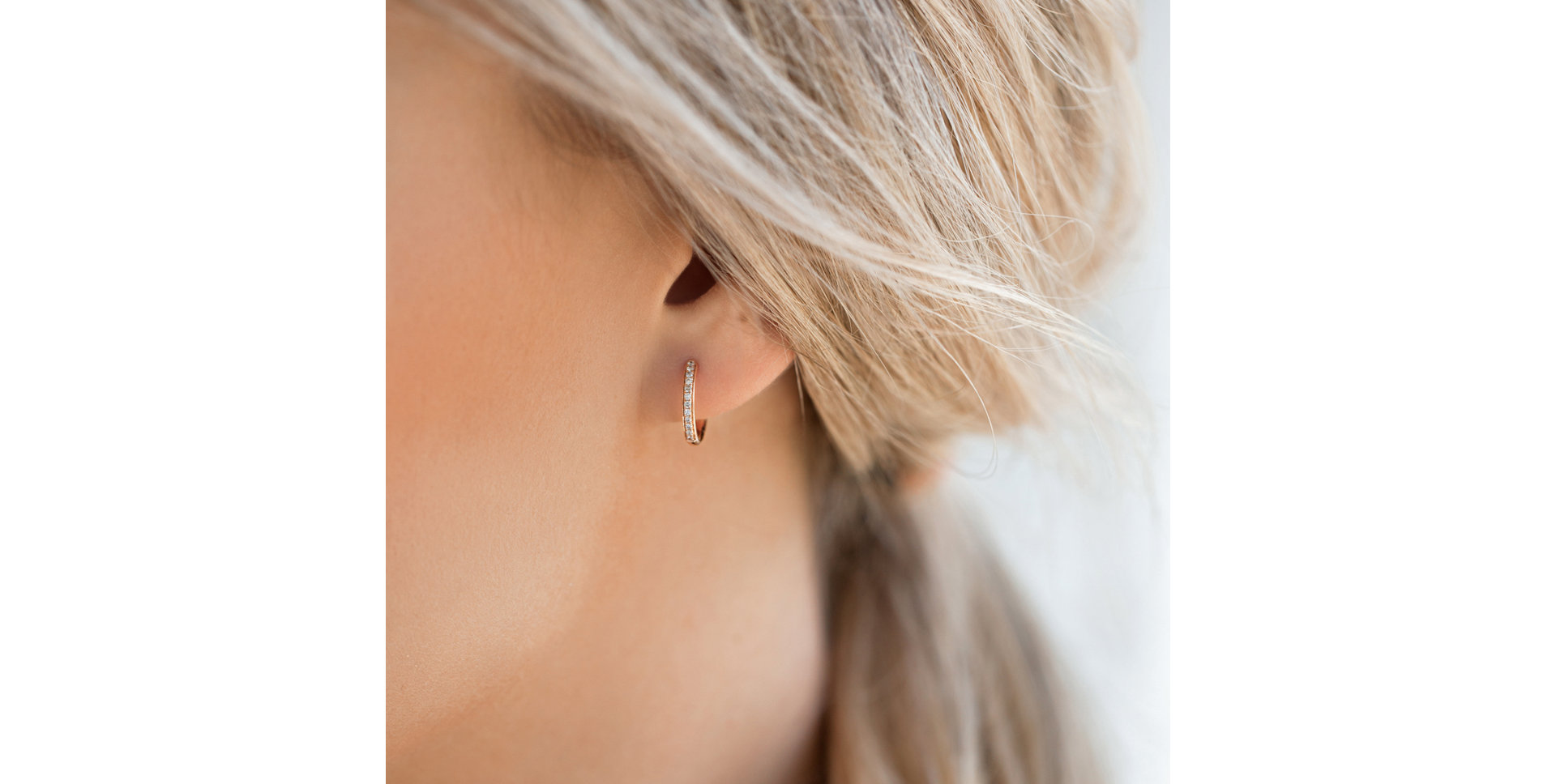 Náušnice s diamanty Shiny Moon