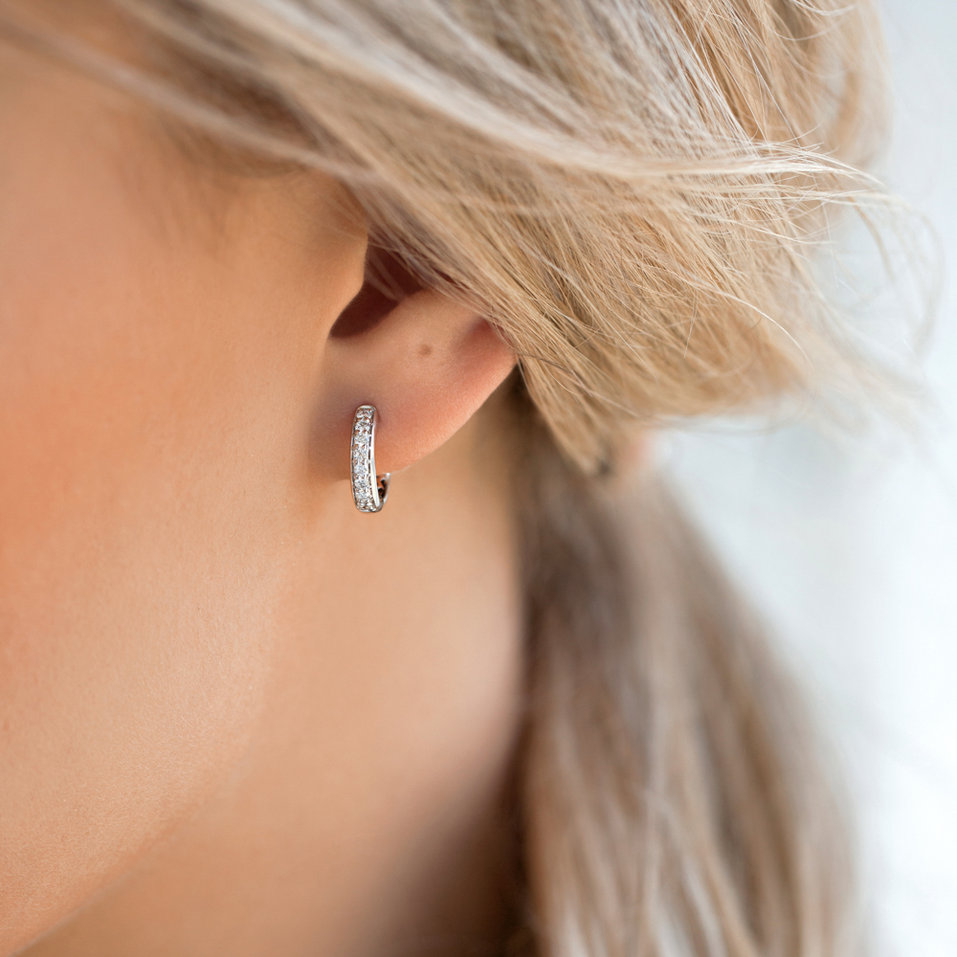 Náušnice s diamanty Shiny Wonder