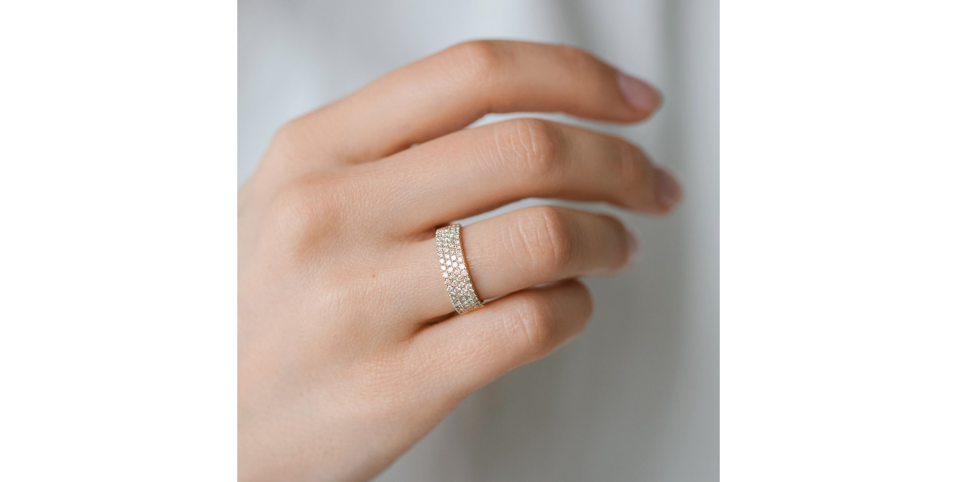 Prsten s diamanty Shiny Eternity