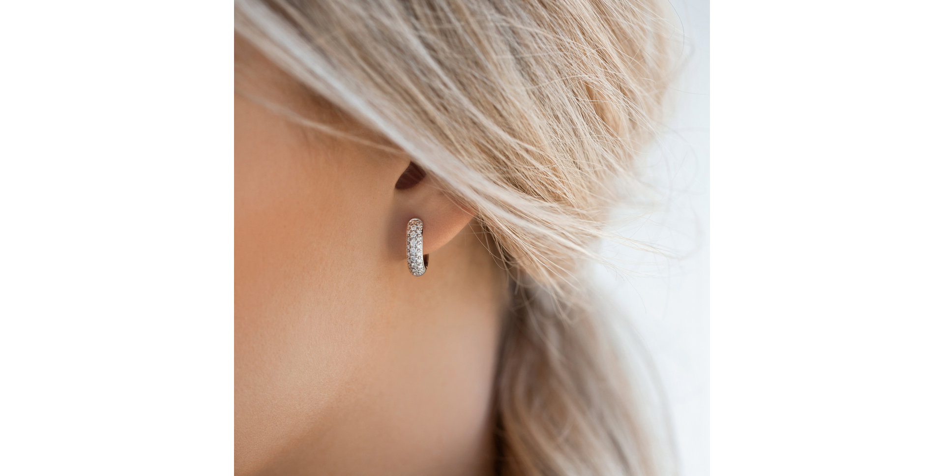 Náušnice s diamanty Shiny Poem