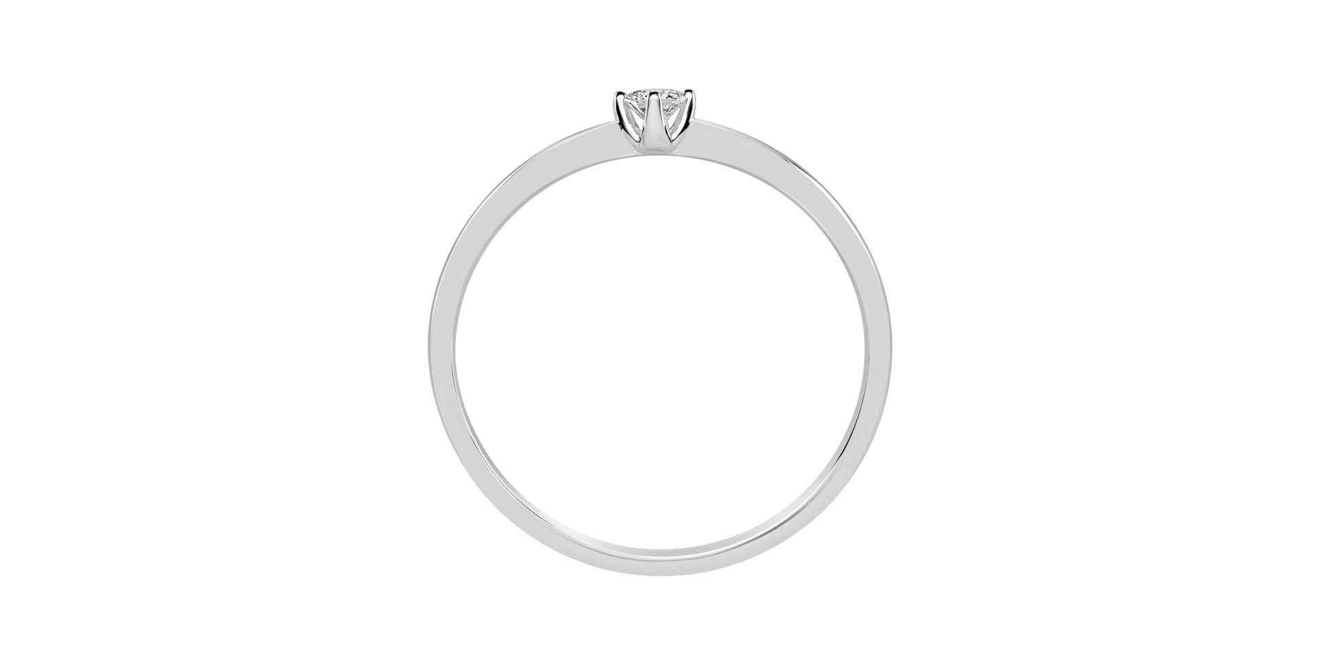 Prsten s diamantem Made with Love