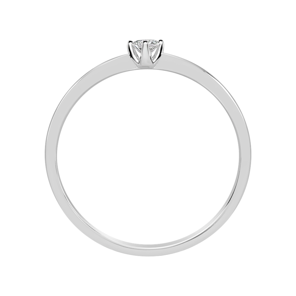 Prsten s diamantem Made with Love