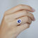 Prsten s diamanty a tanzanitem Princess4