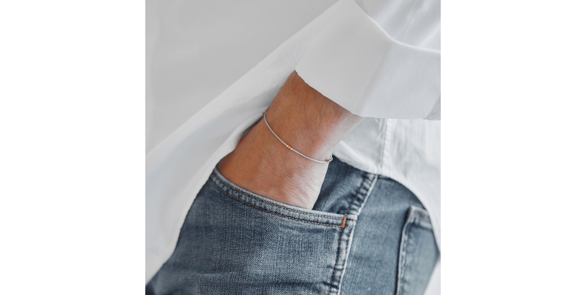 Pánský náramek se šňůrkou Shamballa