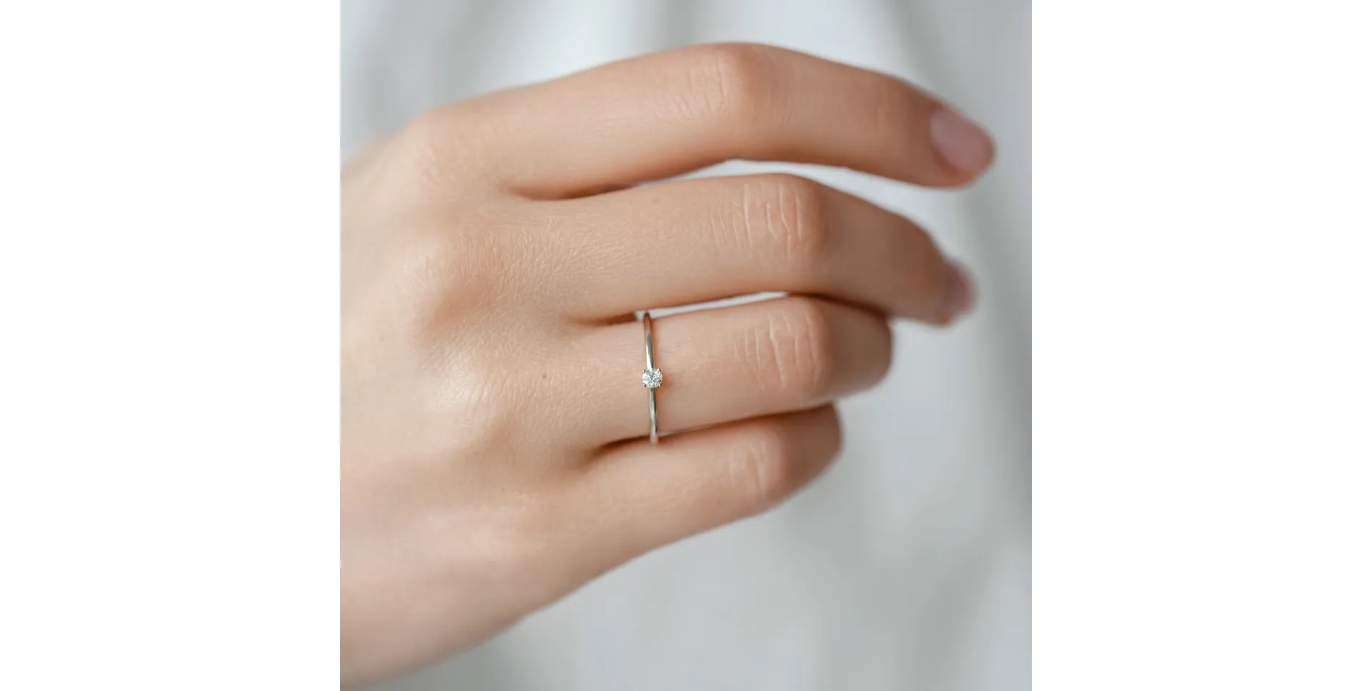 Prsten s diamantem Forever Love