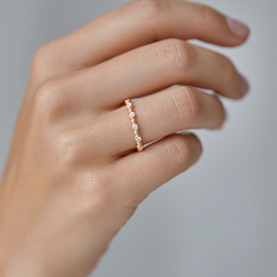 Prsten s diamanty Shiny Dots