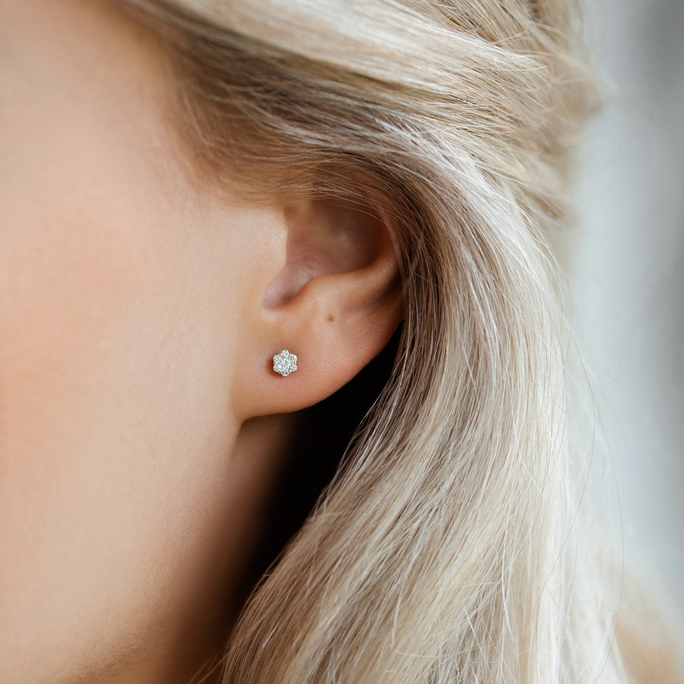 Náušnice s diamanty Shiny Constellation