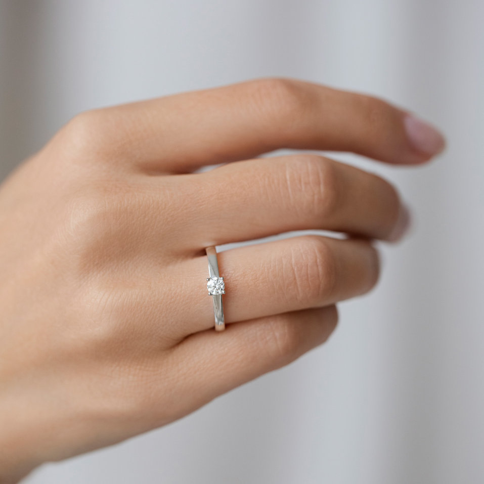 Prsten s diamantem Lovely Spark