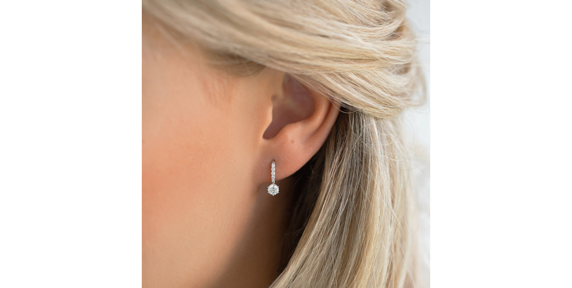 Náušnice s diamanty Sparkless