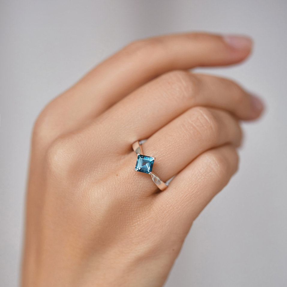 Prsten s morganitem Bonbon