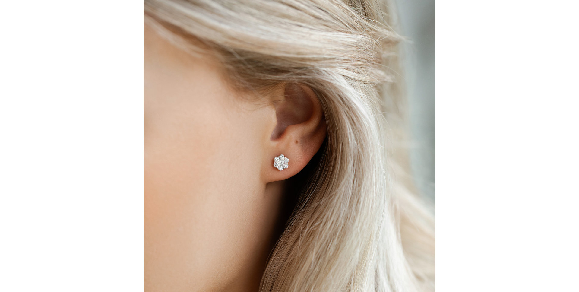 Náušnice s diamanty Shiny Constellation