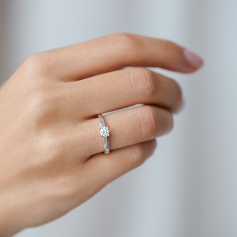 Prsten s diamantem Lovely Spark