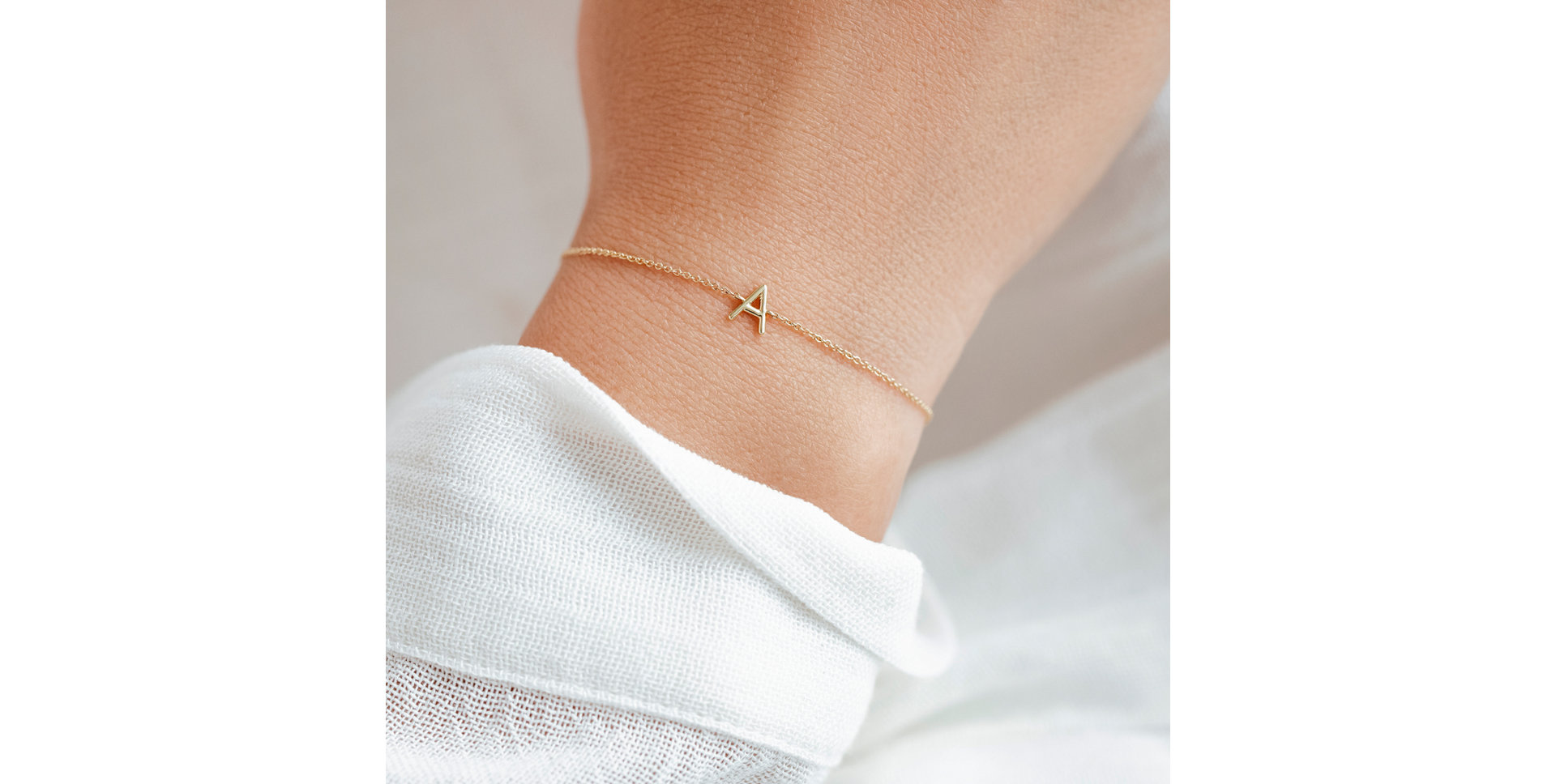 Náramek s diamantem Round Line Y