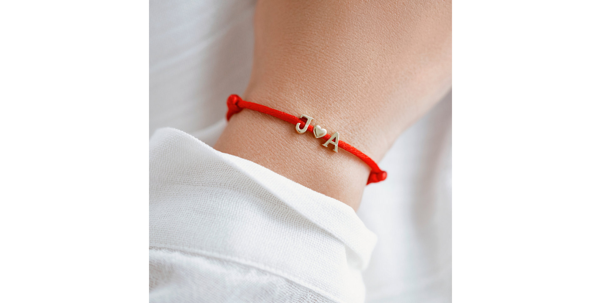 Diamantový náramek se šňůrkou Together