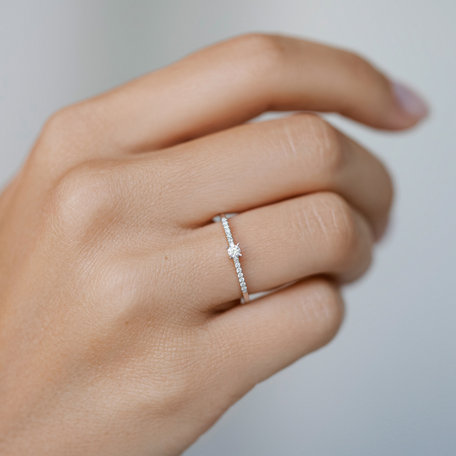 Prsten s diamanty Gem Simplicity