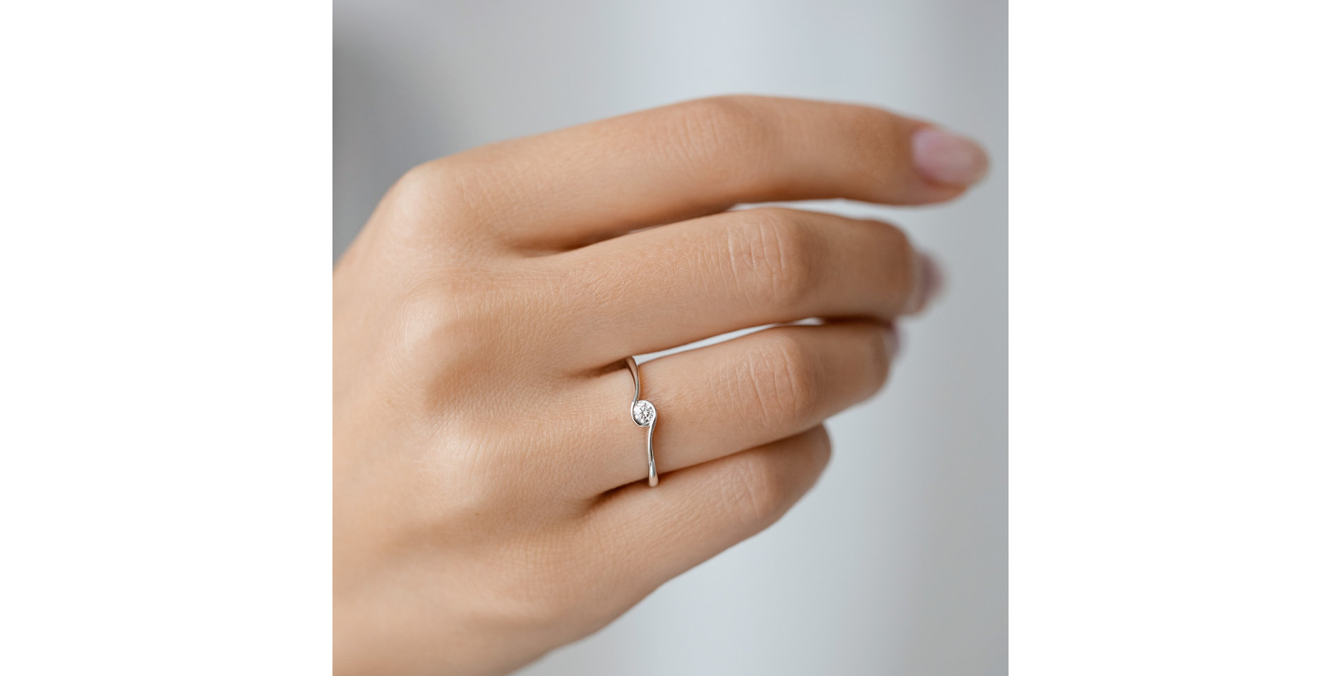 Prsten s diamantem Shiny Joy