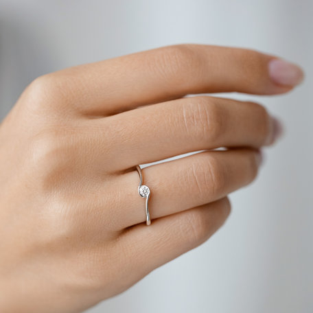 Prsten s diamantem Shiny Joy