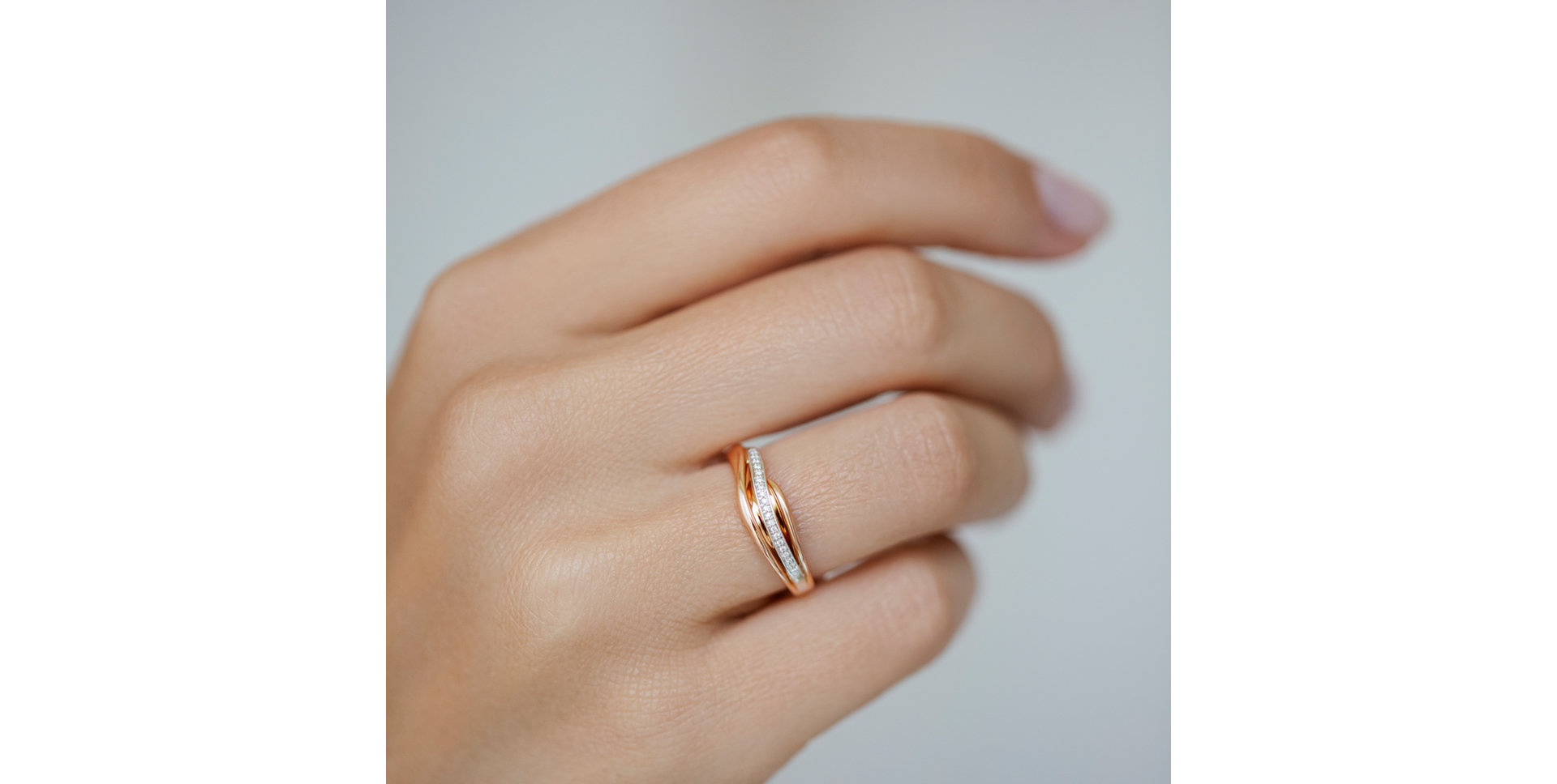 Prsten s diamanty Elegant Line