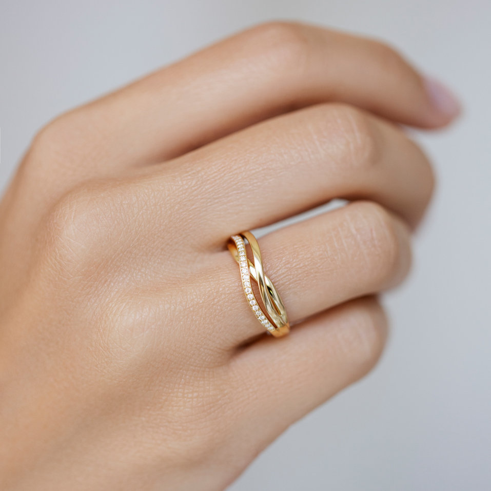 Prsten s diamanty Royal Rhythm