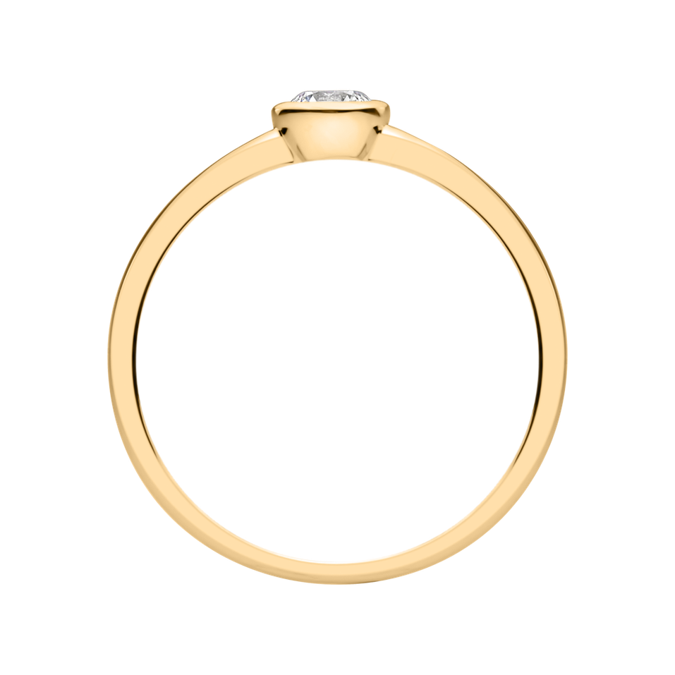 Prsten s diamantem Seductive Glow