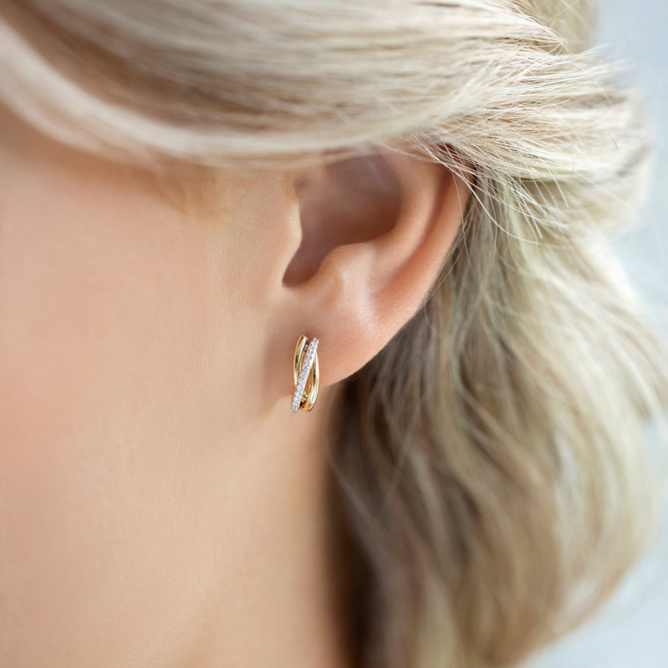 Náušnice s diamanty Goddess