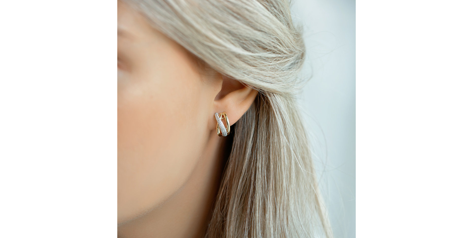 Náušnice s diamanty Sunshine Streamer