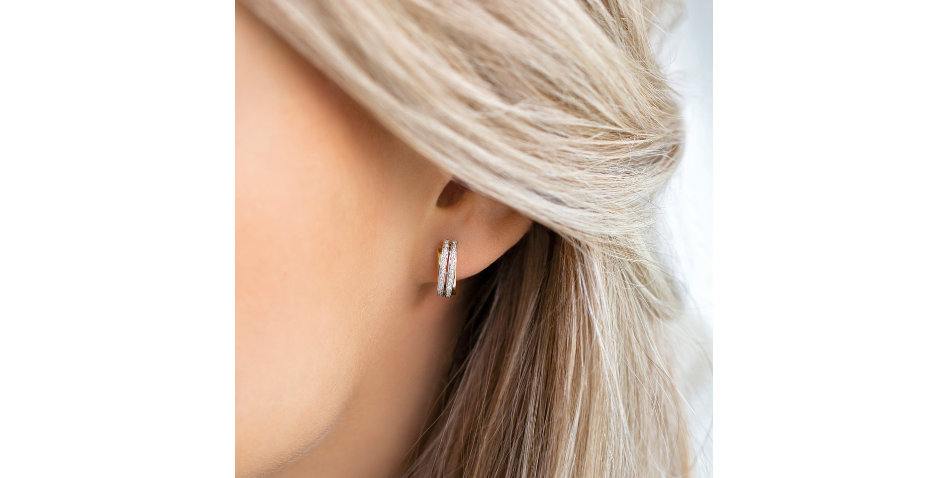 Náušnice s diamanty Precious Sunray