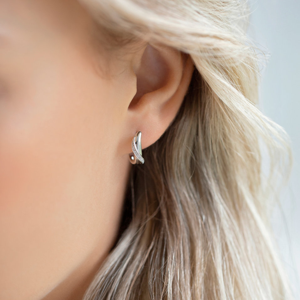 Náušnice s diamanty Infinite Delight