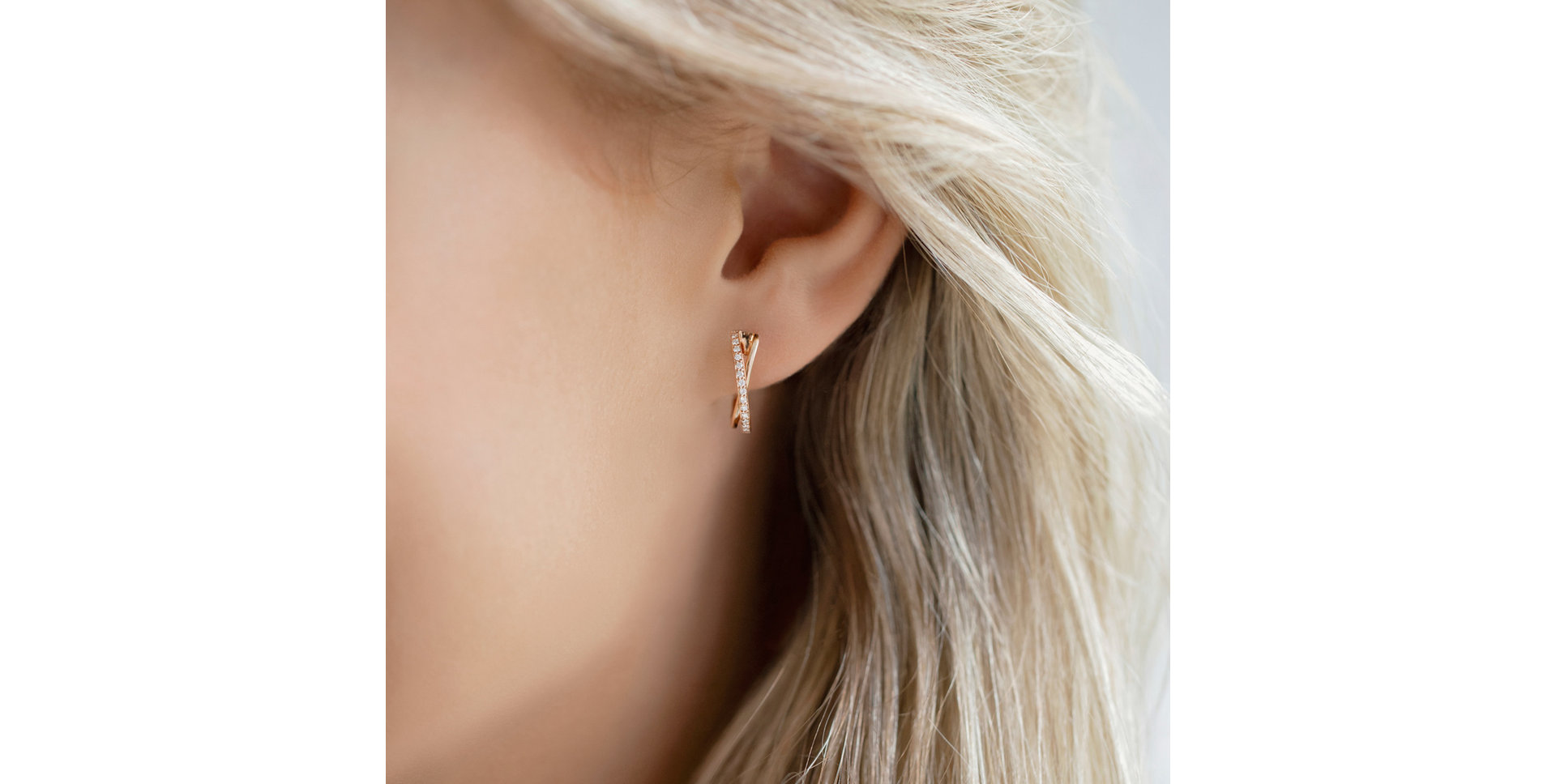 Náušnice s diamanty Radiant Impulse