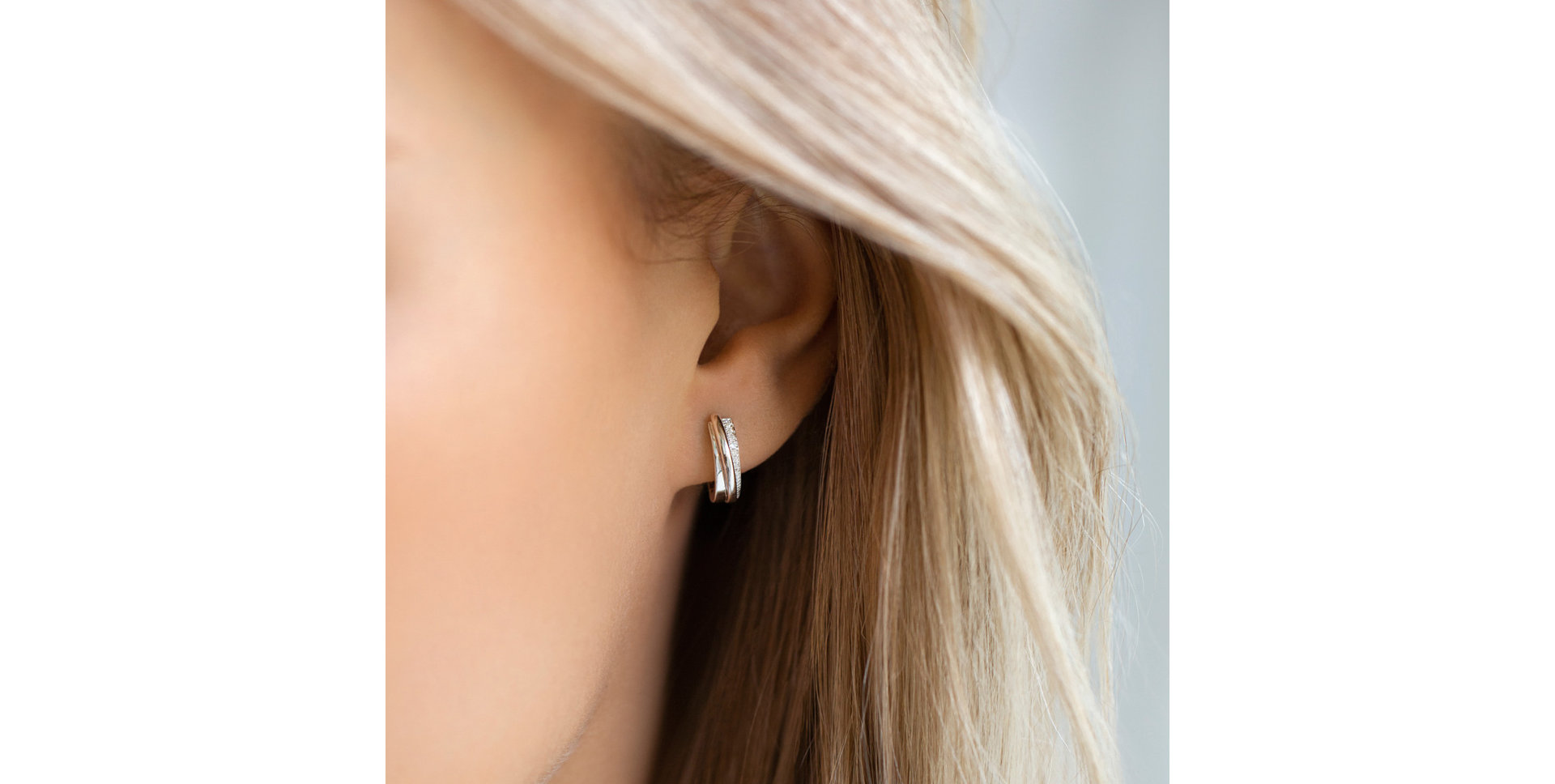 Náušnice s diamanty Dazzling Galaxy