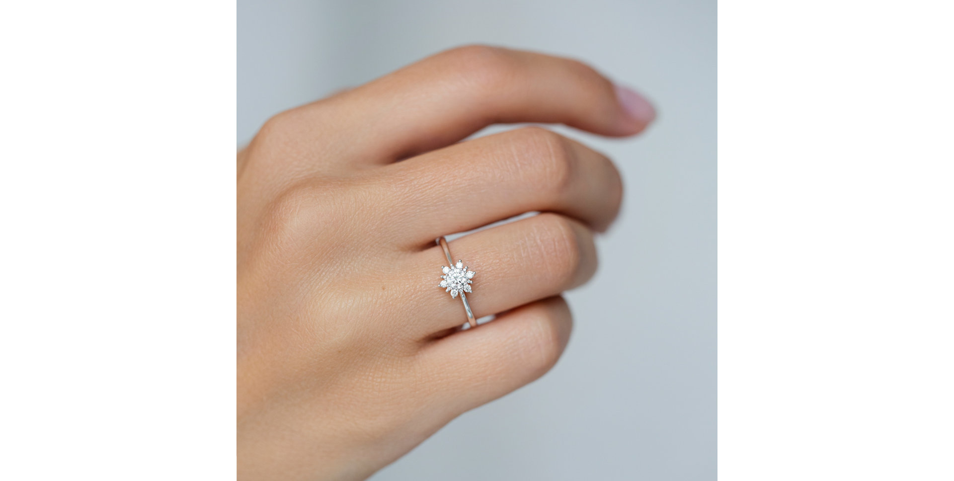 Prsten s diamanty Glowing Starlet