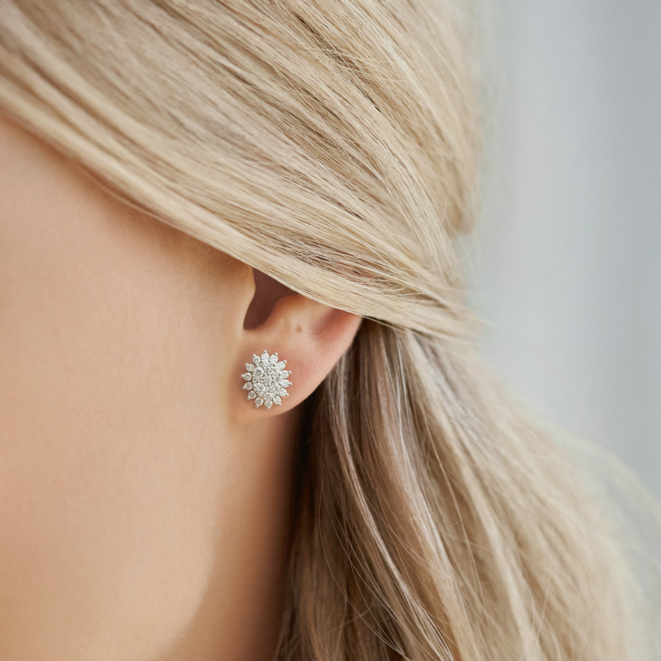 Náušnice s diamanty Midnight Star