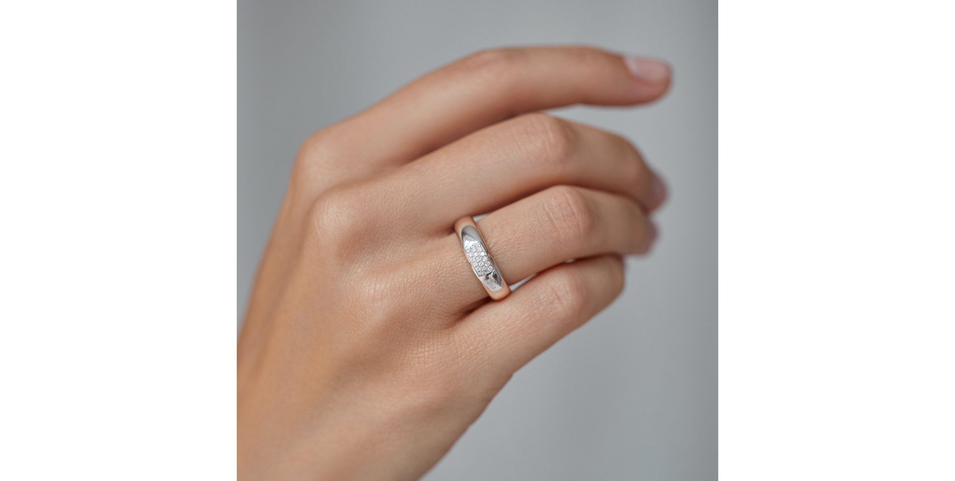 Prsten s diamanty Princess Touch