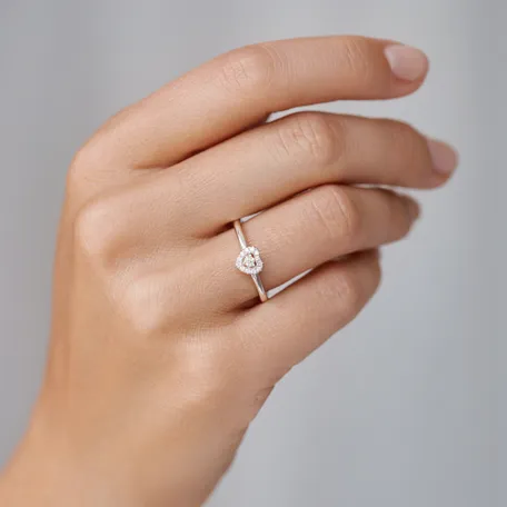 Prsten s diamanty Tender Heart