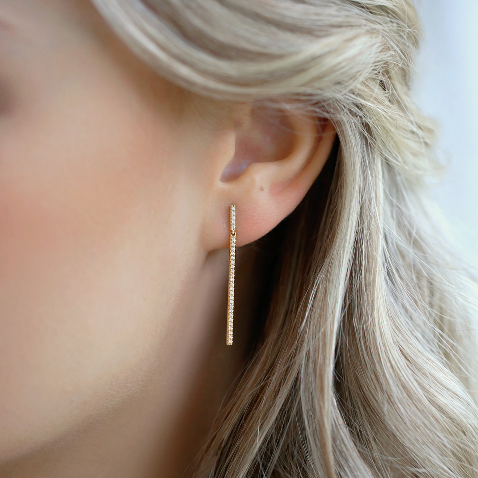 Náušnice s diamanty Witching Mania