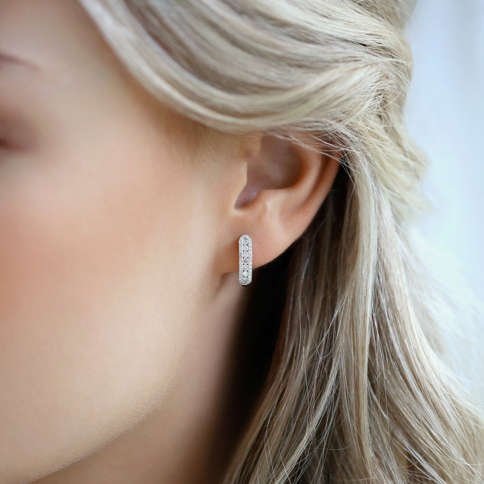 Náušnice s diamanty Divine Star