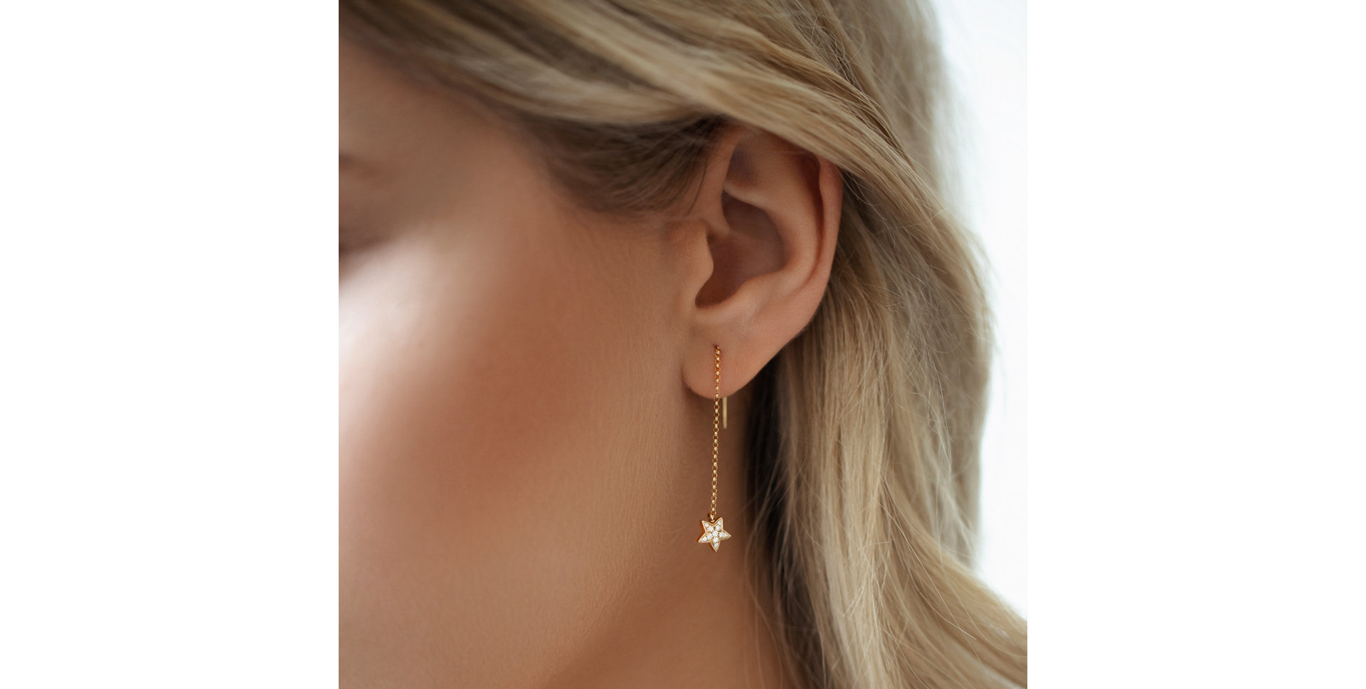 Náušnice s černými diamanty Amazing Night