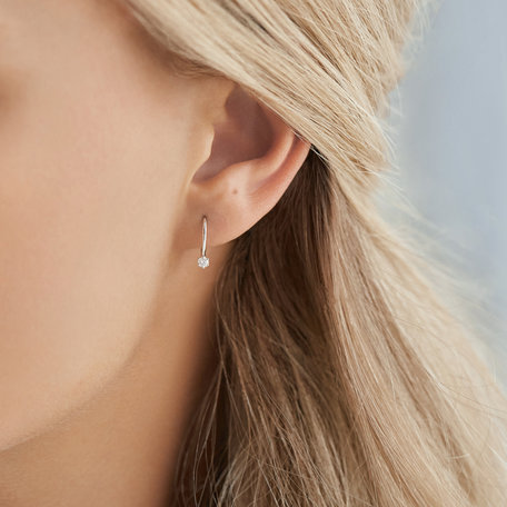 Náušnice s diamantem Everyday Glow