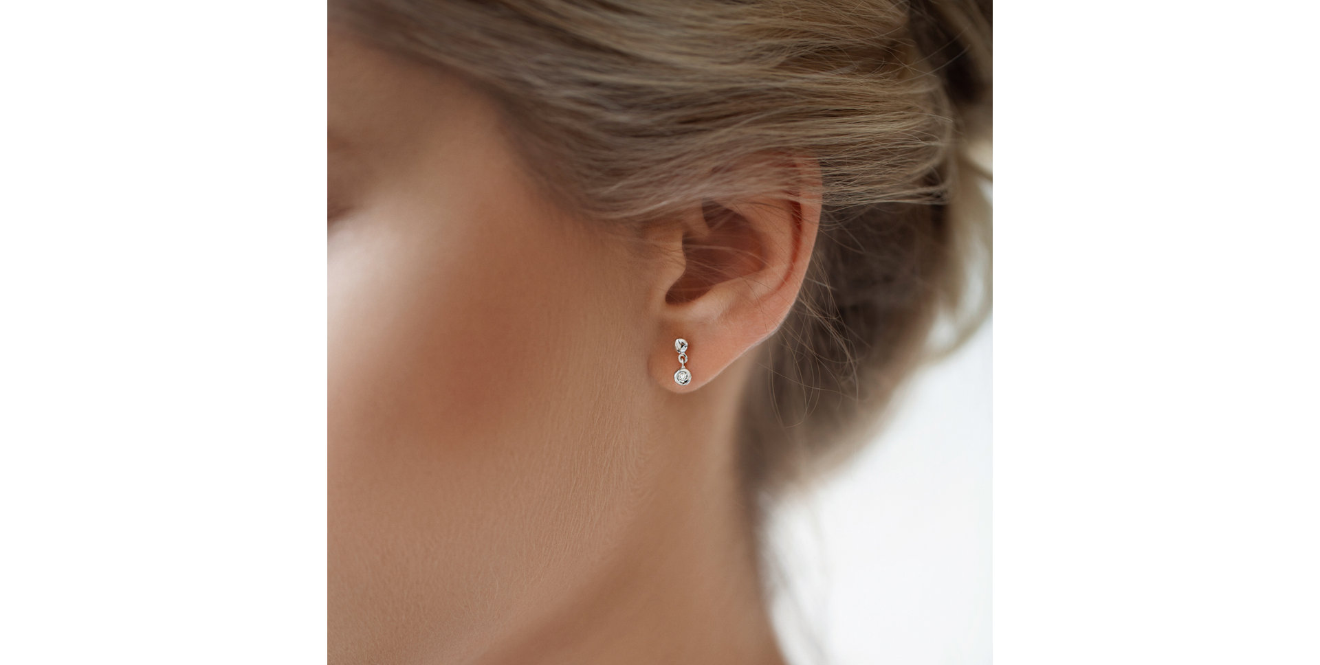 Náušnice s diamantem Amazing Heaven