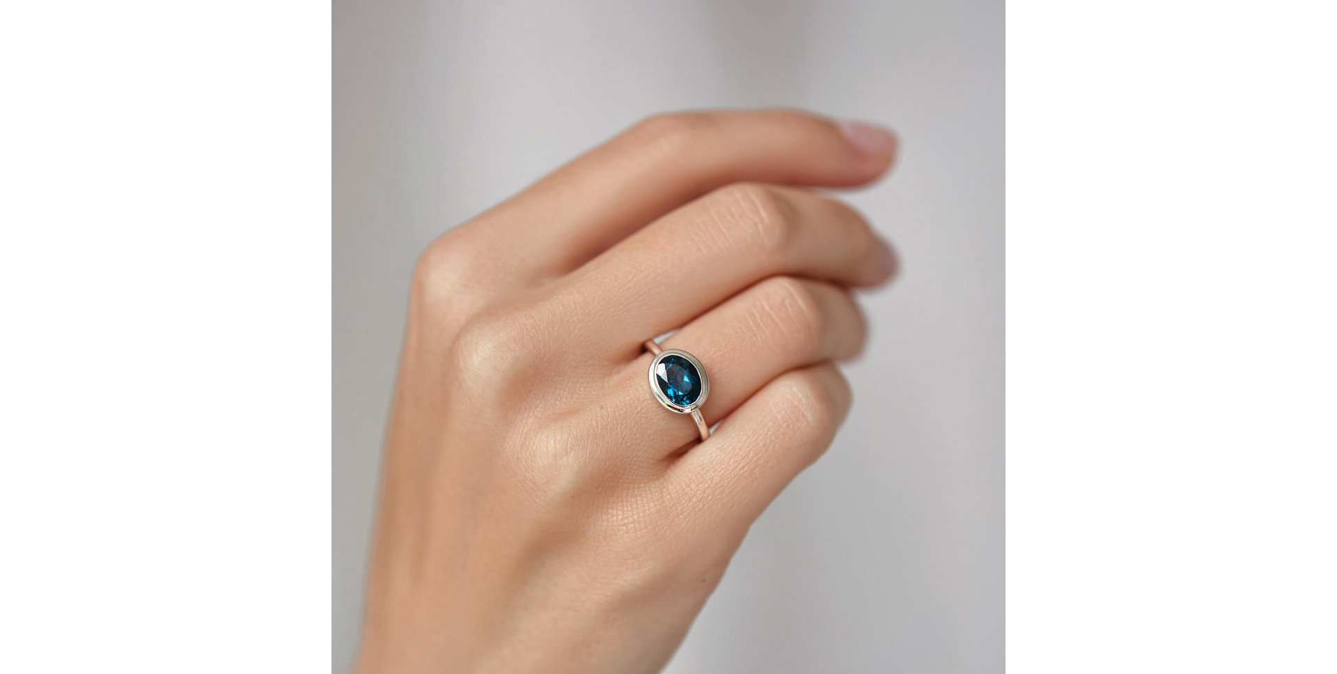 Prsten s morganitem Bonbon