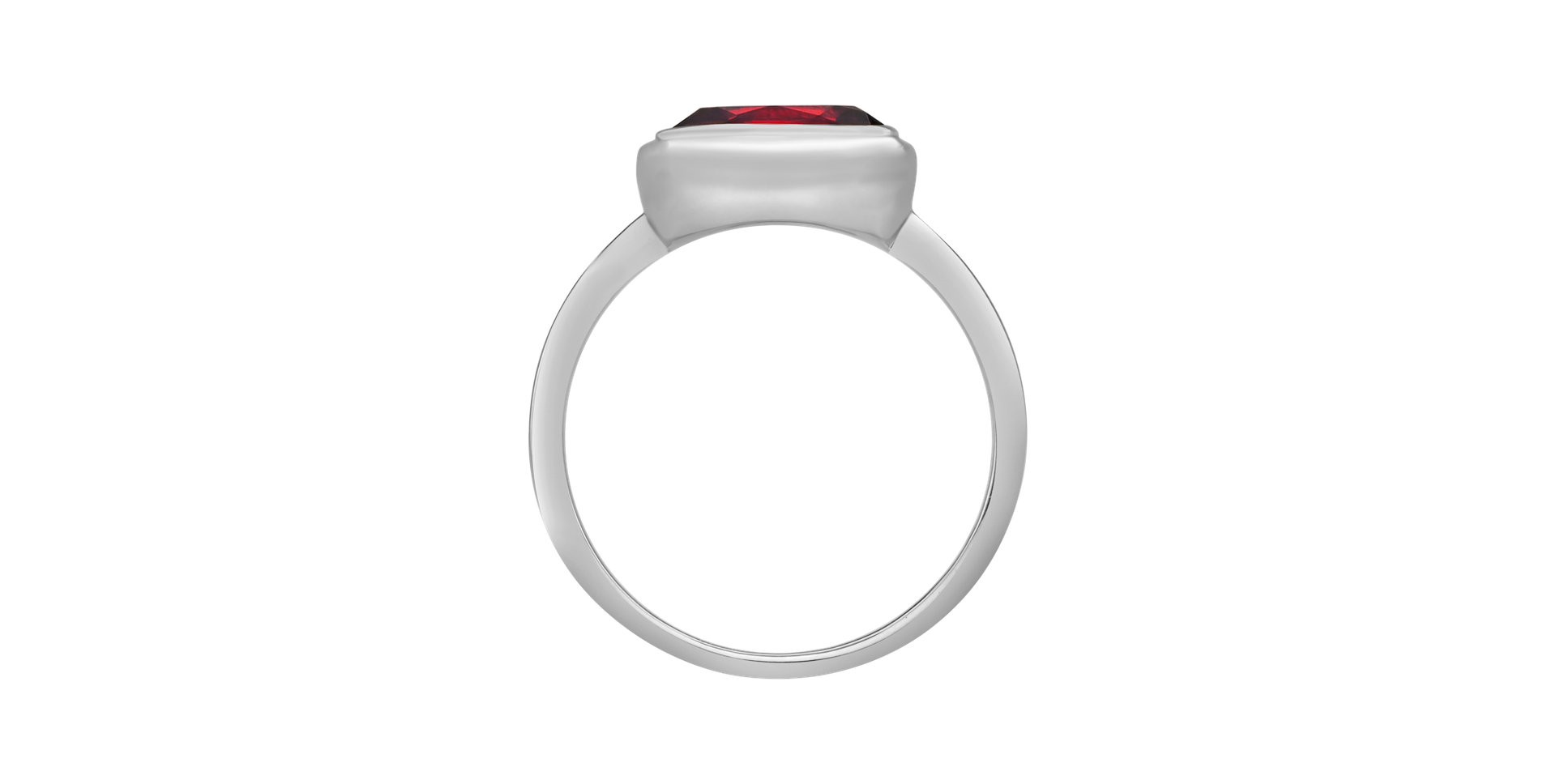 Prsten s rhodolitem Bonbon