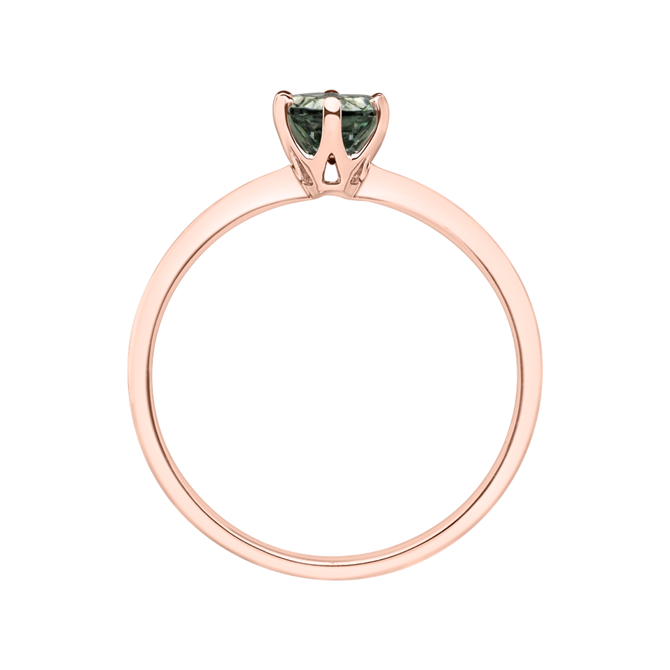 Prsten s turmalínem tyrkys Bonbon