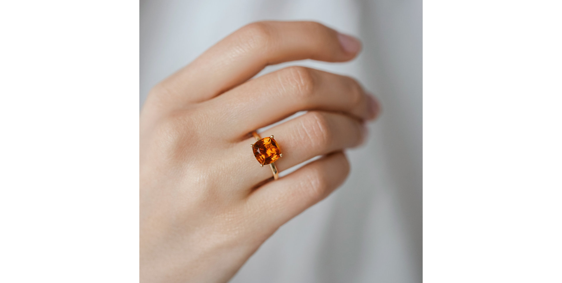 Prsten s peridotem Bonbon