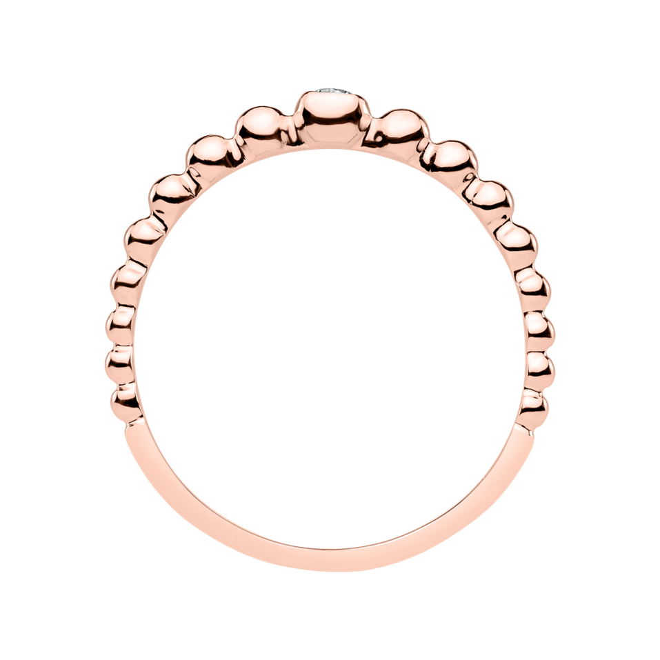 Prsten s diamantem Shiny Dots