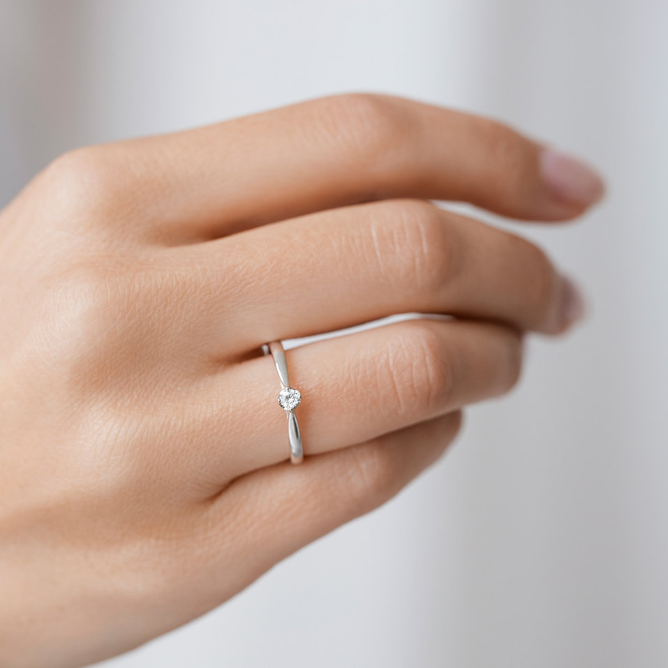 Prsten s diamantem Precious Love