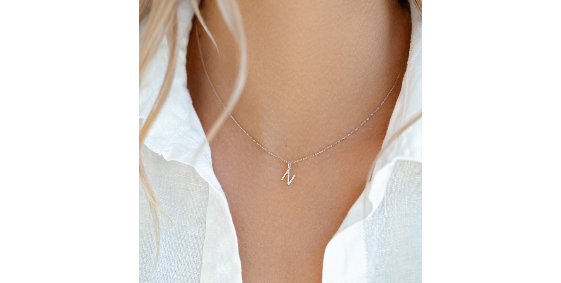 Přívěsek s diamanty Line Glitter B