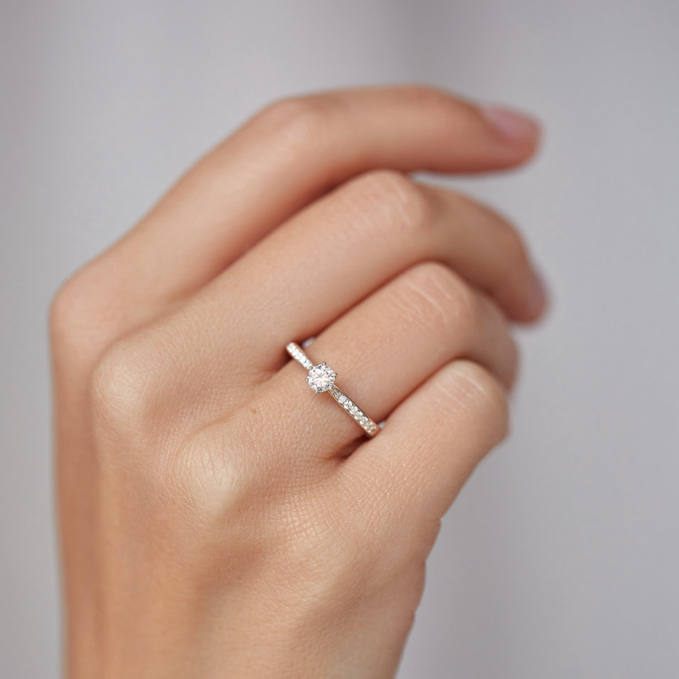 Prsten s diamanty Midnight Romance