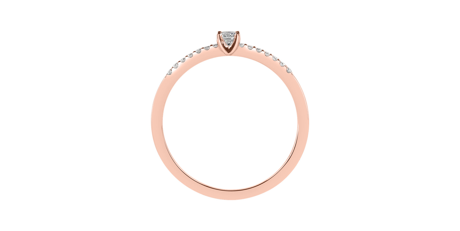 Prsten s diamanty Gem Simplicity