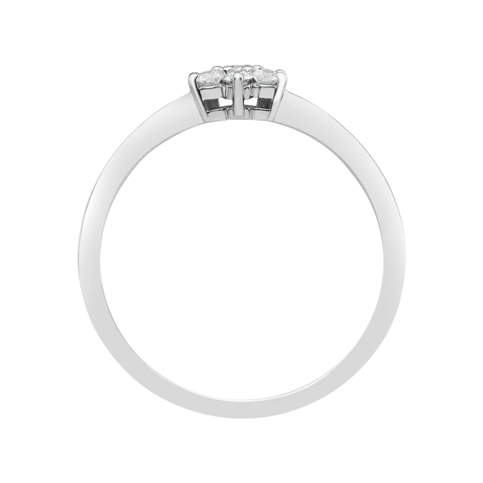 Prsten s diamanty Winter Star